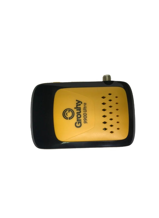 Grouhy Grouhy Full HD Satellite Receiver Mini - Yellow × Black - 9900 Ultra 