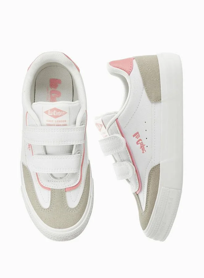 لي كوبر Girls Hook & Loop Sneakers