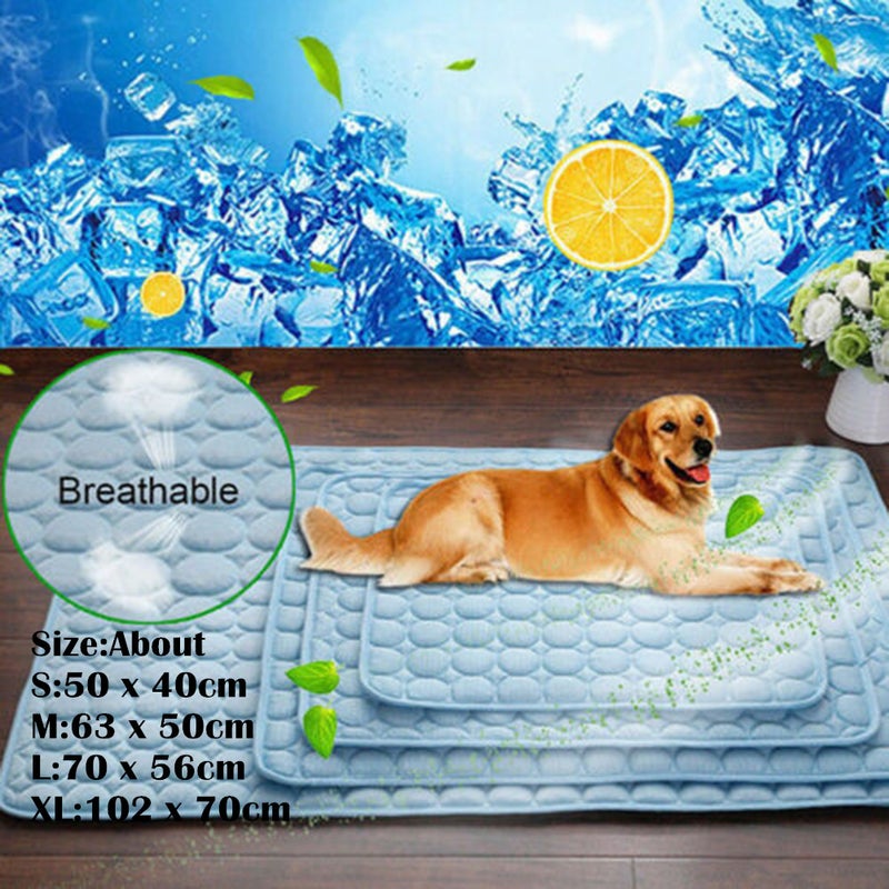 Pet Cooling Blanket Breathable Dogs Cats Sleeping Mat ( 40cm) - Image 3
