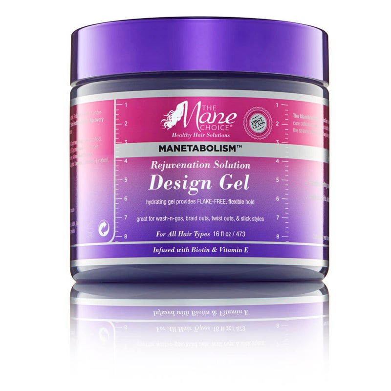 The Mane Choice Manetabolism Rejuvenation Solution Design Hair Gel, Twist & Braid Gel with Lasting Flexible Hold for Hair Shine & Strength, Helps Reduce Frizz & Breakage, Flake-Free, 16 Oz - Image 1