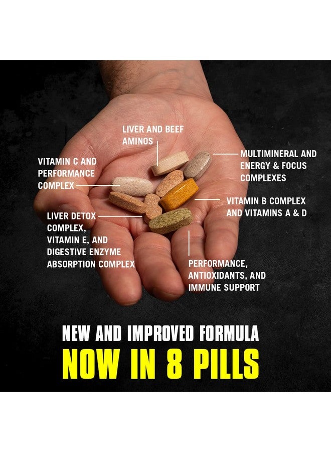 ANIMAL مجموعة فيتامينات ومكملات Allinone المريحة من Pak تحتوي على فيتامينات الزنك وفيتامينات C وB وD والأحماض الأمينية والمزيد من الفيتامينات المتعددة للتغذية الرياضية والأداء للنساء والرجال، إصدار محدث، 44 قطعة - Image 5