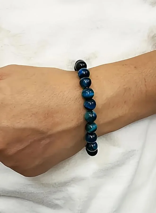Take Two Blue Beaded Bracelet