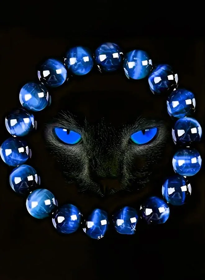 Take Two Blue Beaded Bracelet