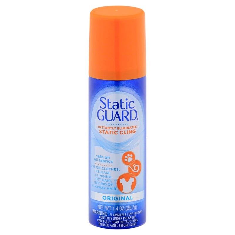 Static Guard Fabric Spray, Original Sent, 1.4 Ounce (Pack of 3) - Image 1