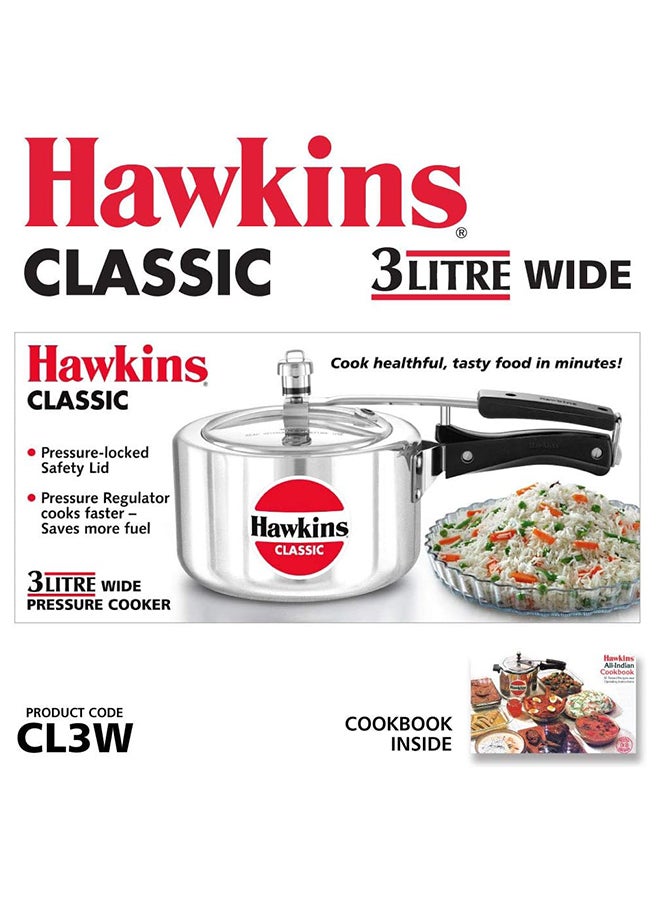 Hawkins Classic 3L (Wide) Pressure Cooker - Image 2