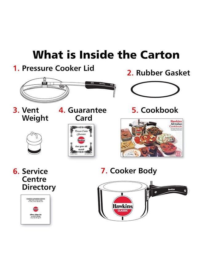 Hawkins Classic 3L (Wide) Pressure Cooker - Image 4