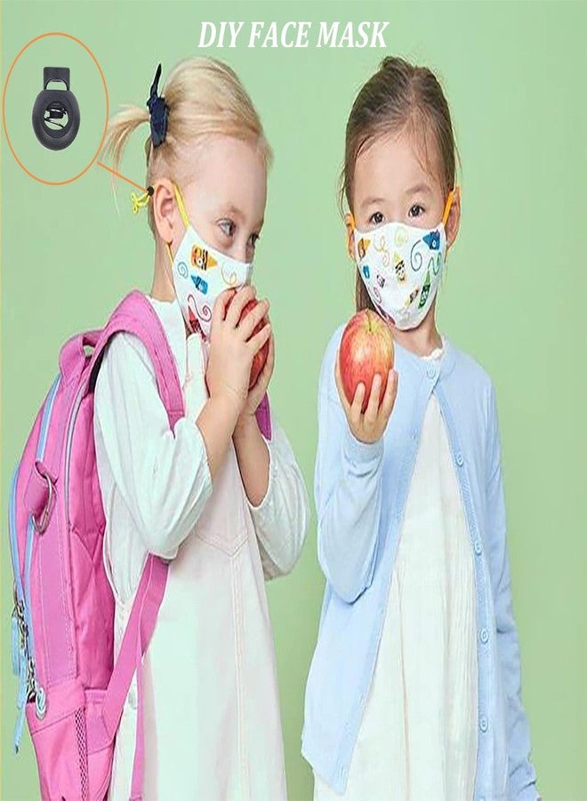Sunenlyst 40 قطعة قفل حبل، أقفال حبل بلاستيكية لرباط السحب، قفل زنبركي أسود مع 4 أحجام، ضابط حبل مرن لقفل أربطة الأحذية، حبل بارا، أربطة الأحذية، الملابس والحقائب - Image 3