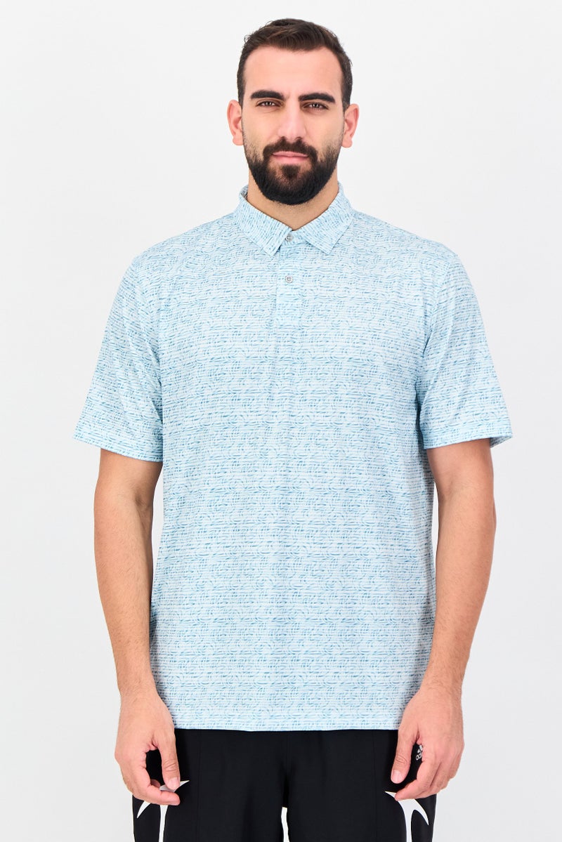 Greg Norman Men Sportswear Fit Short Sleeve Outdoor Polo Shirt, Multicolor - Image 1