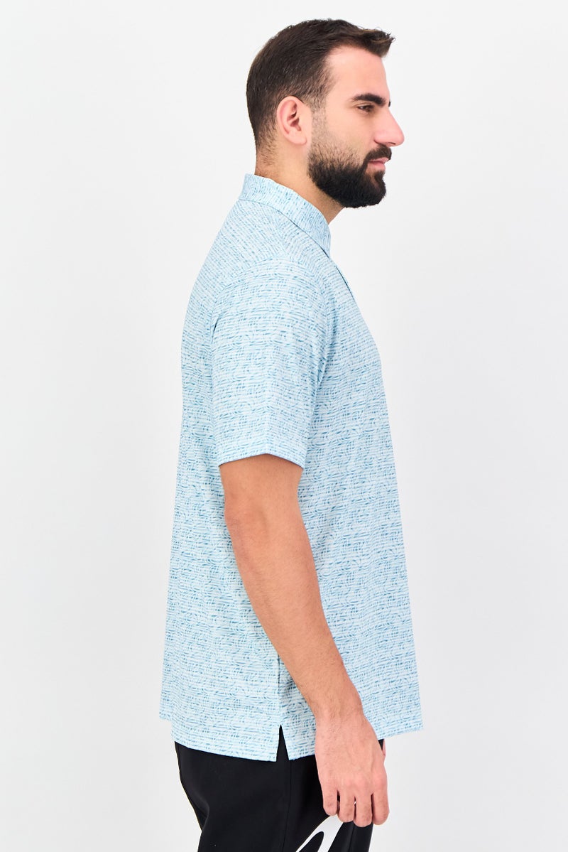 Greg Norman Men Sportswear Fit Short Sleeve Outdoor Polo Shirt, Multicolor - Image 2