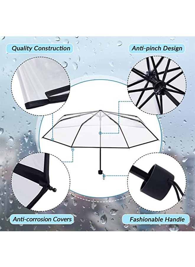 Generic 1 Pcs Clear Umbrella Transparent Portable Umbrella  - Image 2