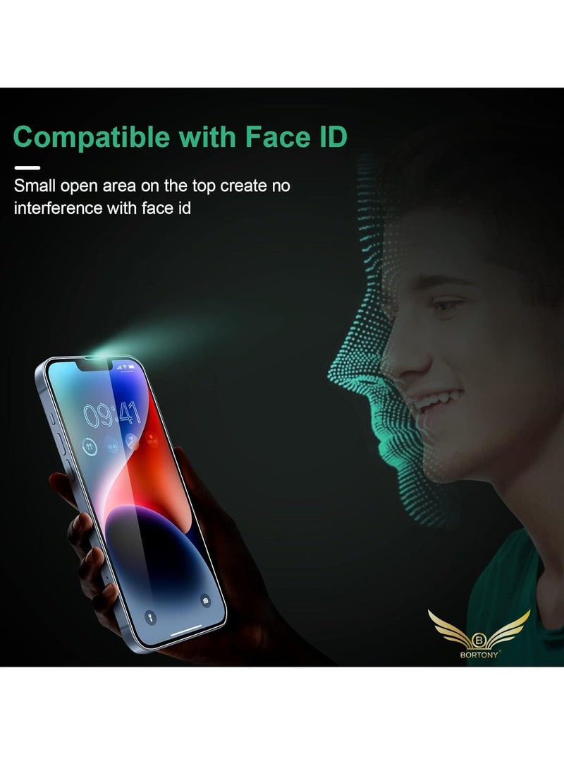 Raxoom iPhone 14 Plus Case [2 Pack] – Tempered Glass Screen Protectors, Ultra Slim Crystal Clear, Shockproof Protective Glass for iPhone 14 Plus 6.7" (2022) - Image 5