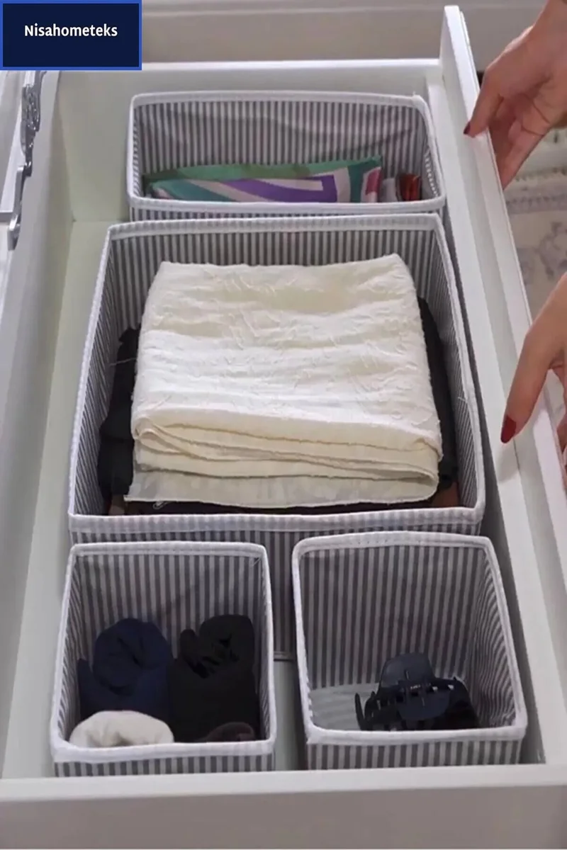 Nisahometeks 4-Purpose Multi-Purpose Cabinet and Drawer Organizer