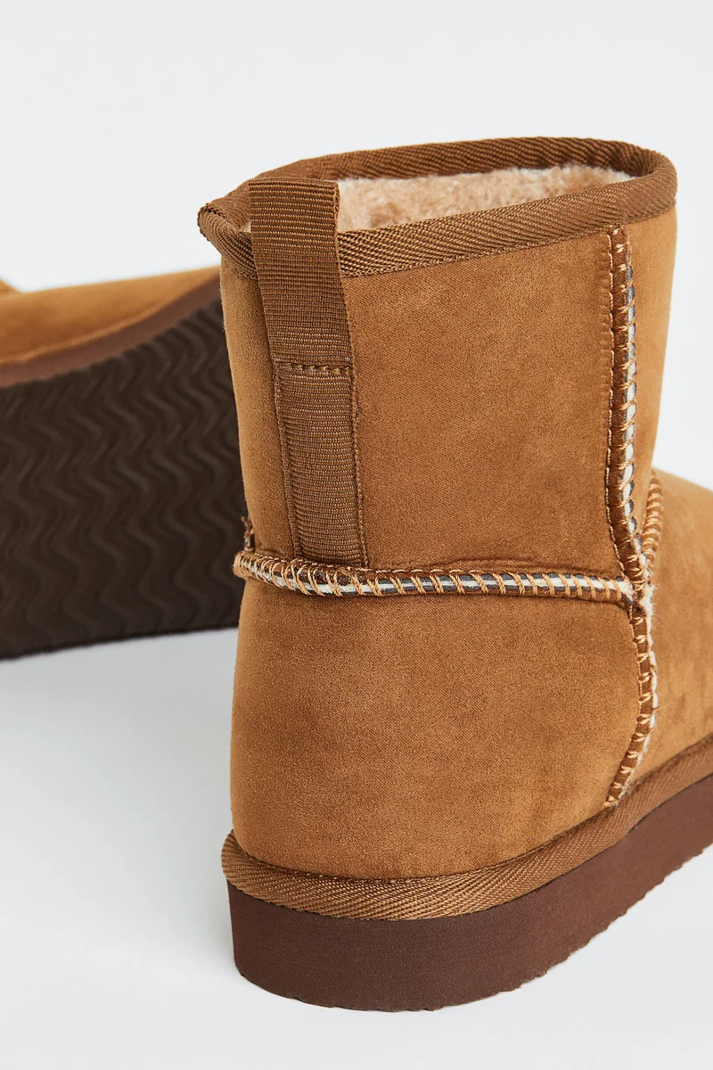 H&M Warm-Lined Slip-On Boots