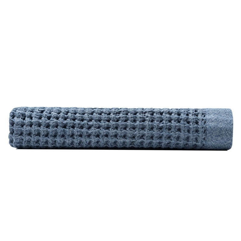 onsen ONSEN® Bath Sheet - 100% Supima Cotton, Lightweight, Denim Blue  - Image 1