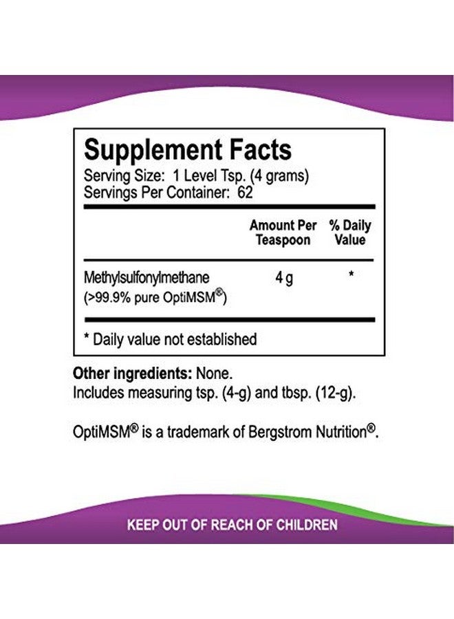 KALA HEALTH MSMPure Coarse MSM Powder Flakes - US-Sourced MSM for Joint Health, Skin Appearance, and Hair & Nail Support - 8.8 oz, Organic Sulfur - Image 3