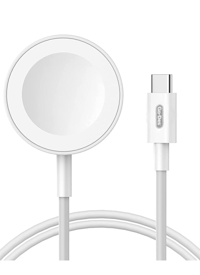 GO-DES - Go Des GD-UC590 Apple Smart Watch Series Wireless Type-C Charging Cable - Image 1