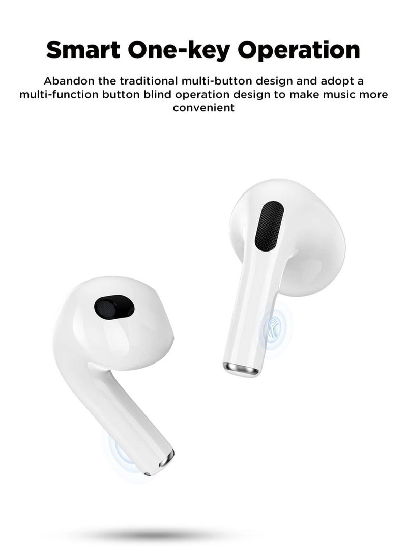 Modio Wireless Earbuds ME12 Bluetooth Headset Wireless Earphone for White - Image 2