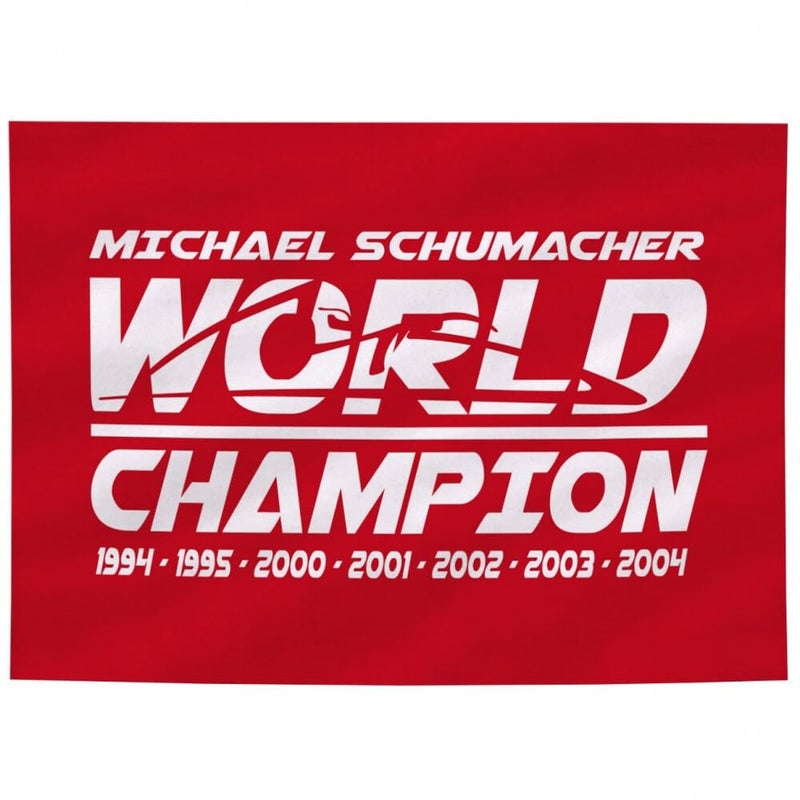 Generic Michael Schumacher World Champion Flag 