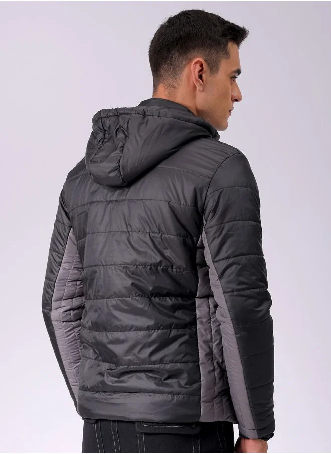 شركة المرآب الهندية Men Slim Fit Mix & Match Puffer Jackets