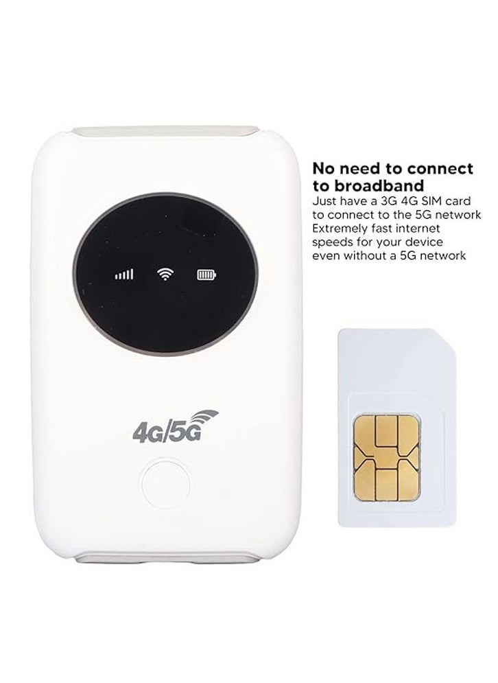 General Portable Eurasian Travel Mobile WiFi 4G LTE Portable WiFi SIM Card Slot Unlock 5G WiFi Wireless Lightweight 3200mAh Router  - Image 2