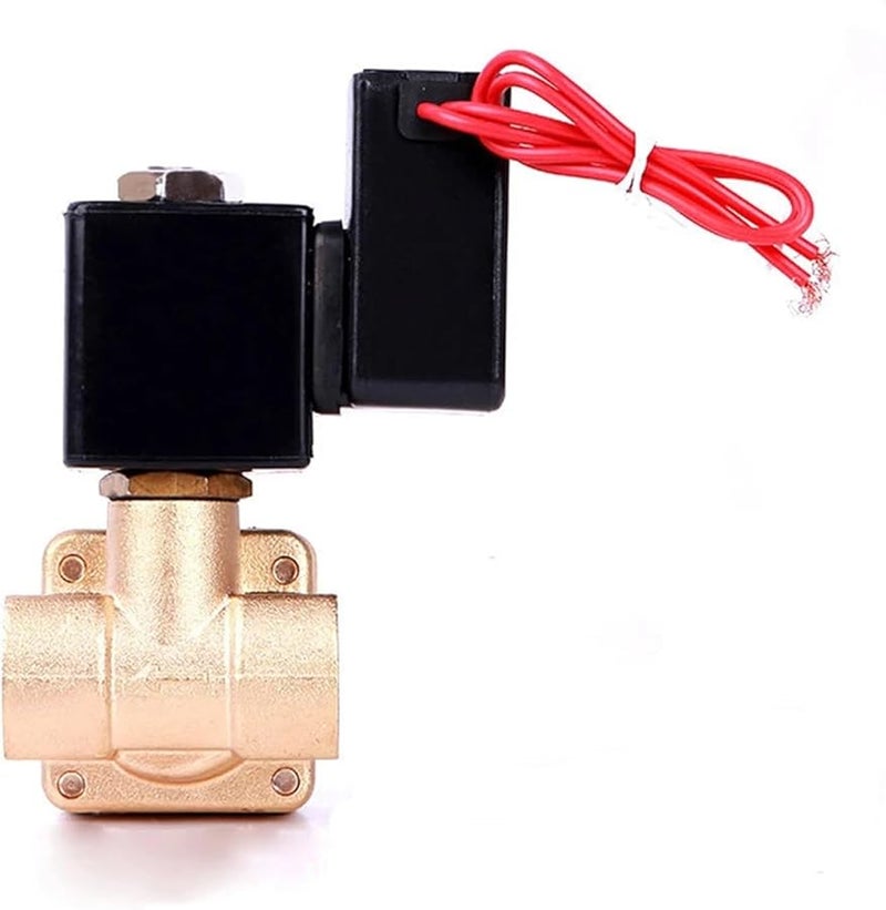 Brass High Pressure Solenoid Valve 1 4 Inch Normally Closed EPDM Seal 220VAC - Image 2