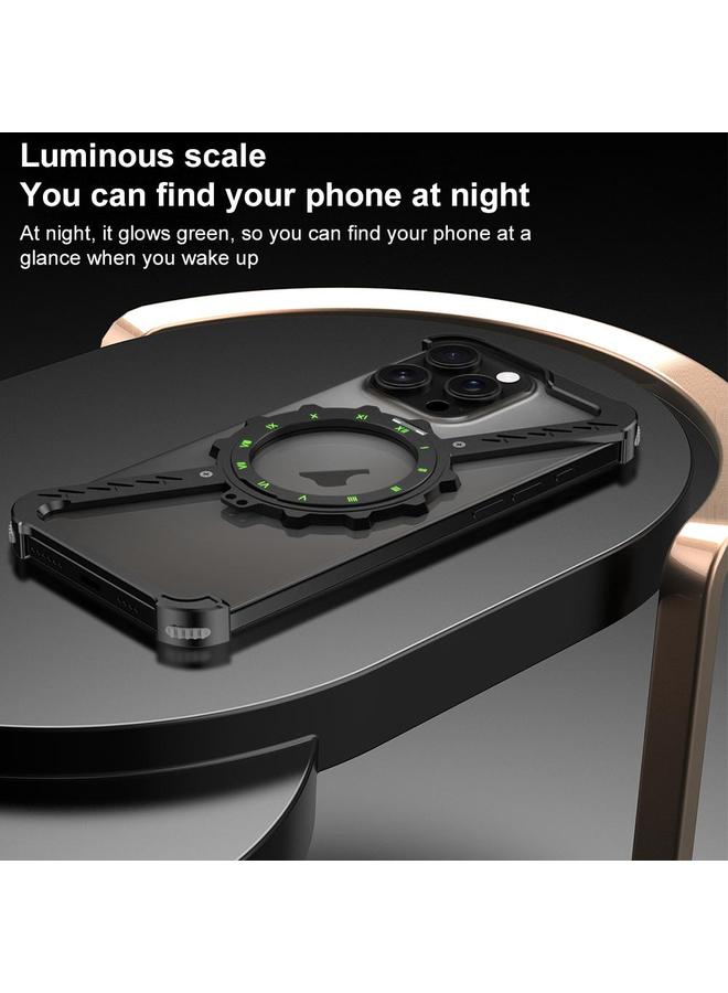 S-TOP Case For iPhone 13 Pro Max Z-shaped Frameless Metal 360 Holder MagSafe Phone Case - Image 5