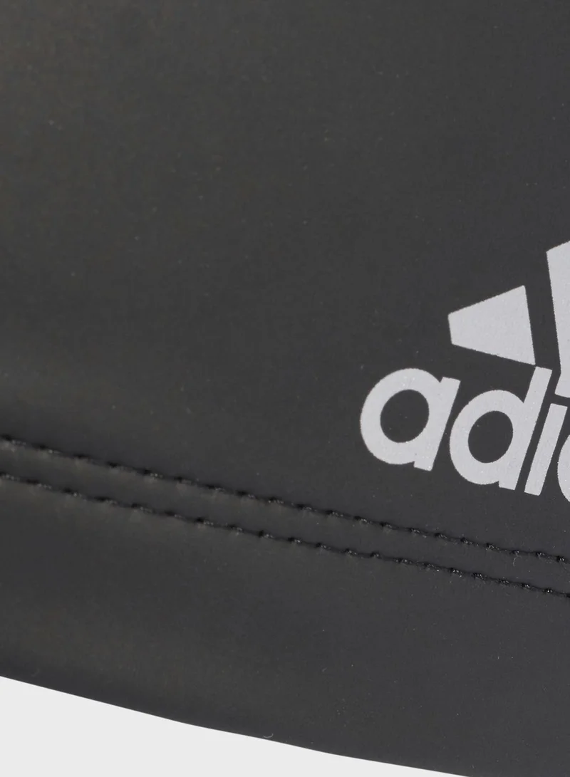 Adidas 3 Stripe Logo Swim Cap