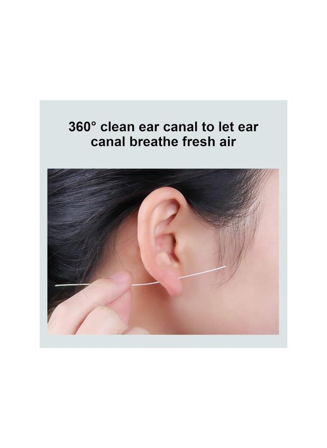 Generic - Earring Hole Cleaner Dental Floss, Ear Care Set, 70pcs Disposable Piercing Aftercare Piercing Cleaning Line, 25ml ear cleaning earring hole cleaner - Image 1