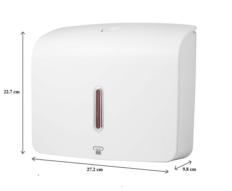 TARGET HYGIENE Heavy Duty M-Fold Tissue Paper Dispenser with Free 2 Packet of Multi fold Tissue Paper Refill - Image 2