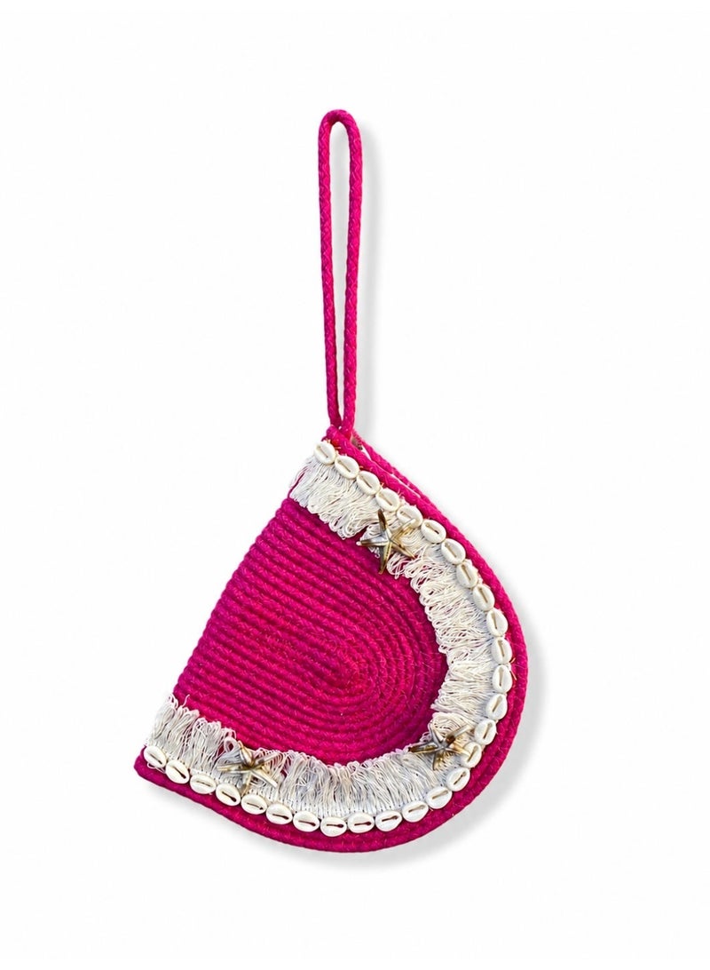 LIFESTYLISH Handbags Summer with a semi-circular design ZK-2 - Fuchsia - Image 5