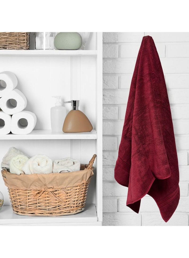 كاسينو Kassino Jumbo Bath Sheet (2 Pack, 80x160 cm) - 580 GSM Large Bath Towel,100% Combed Cotton, Soft & Quick-Dry Oversized Towels, Highly Absorbent, Double Stitched Hotel Quality Towels | Clarinet - Image 4