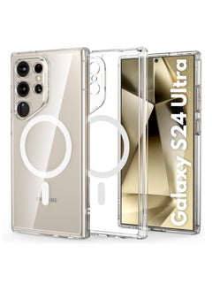 ESR ESR Classic Hybrid Case (HaloLock), Compatible with Samsung Galaxy S24 Ultra, Clear  - Image 1