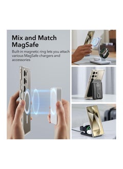 ESR ESR Classic Hybrid Case (HaloLock), Compatible with Samsung Galaxy S24 Ultra, Clear  - Image 4