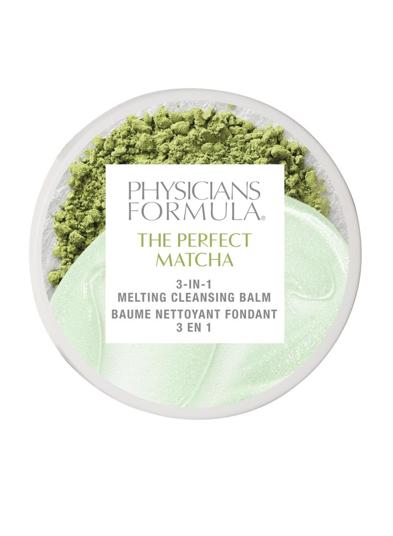 Physician's Formula The Ideal Matcha 3 in1 Melting Cleansing Balm Ultra Gentle Make up Cleanser Antioxidant Formula with Matcha Green Tea Bamboo Shoot and Lotus Extract - Image 3