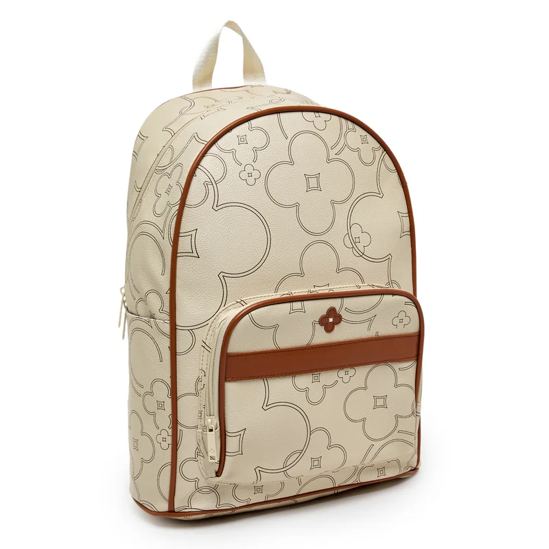 كوتون Koton Kids Monogram Debossed Zippered School Bag