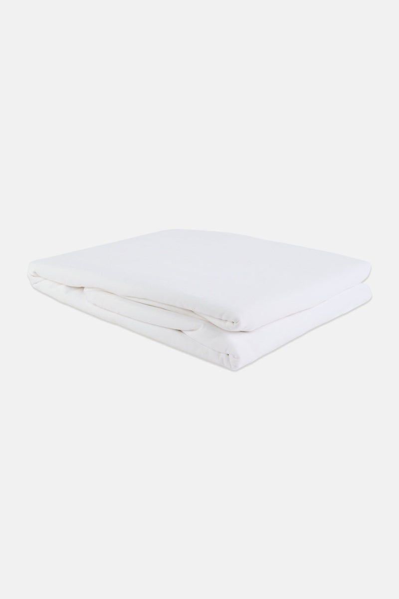 NINE WEST Cotton Duvet Cover King, White - Image 2