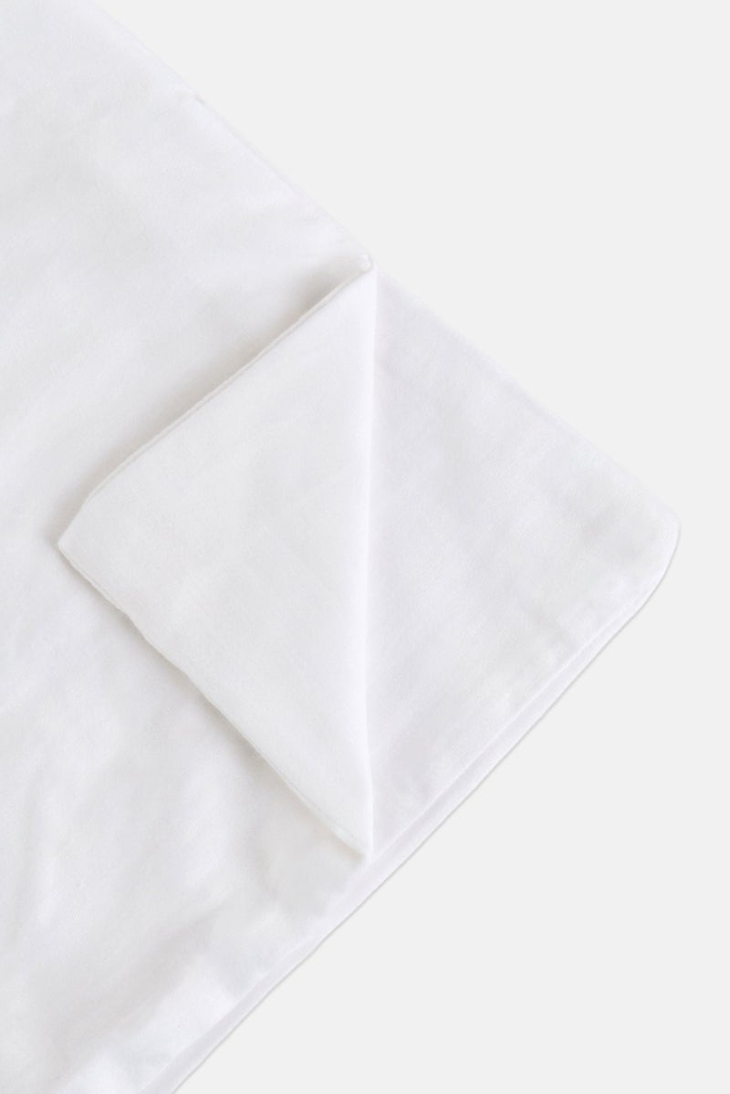 NINE WEST Cotton Duvet Cover King, White - Image 3
