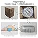 Asweets 4 in 1 Foam Climbing Blocks for Toddlers Indoor Soft Climb and Crawl Play Climbing Toys for Creativity Imagination LinenBluePink - Image 4