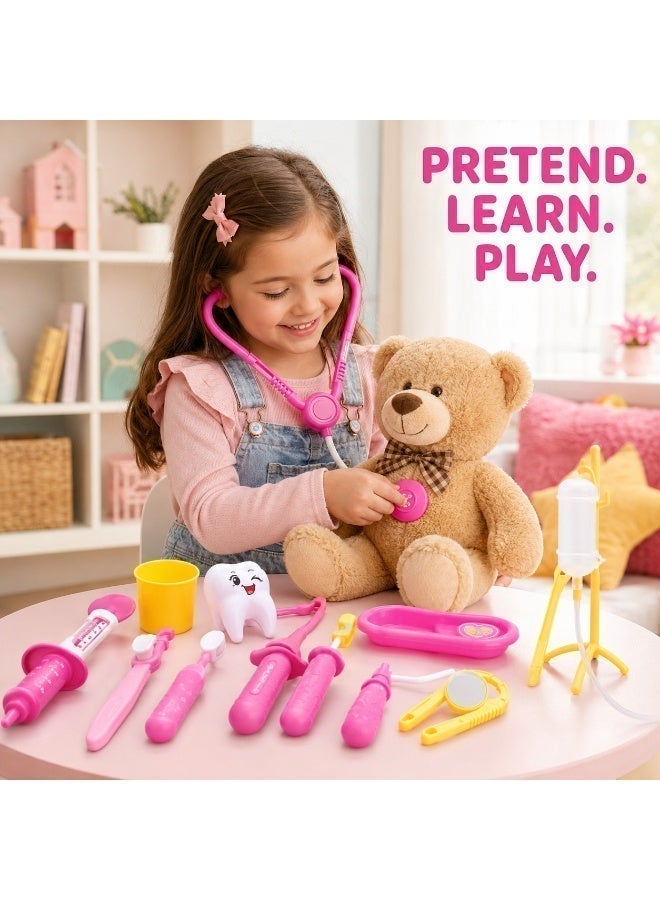 Kidzilla Pretend Play Doctor Toy Set for Kids with Interactive Games and Simulations - Image 2