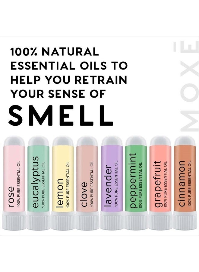 MOXE MOXĒ Smell Training Kit, Made in USA, 8 Essential Oils, Olfactory Regeneration, Helps Restore Sense of Smell, Natural Therapy for Smell Loss (Phase 1 & Phase 2 Bundle) - Image 5