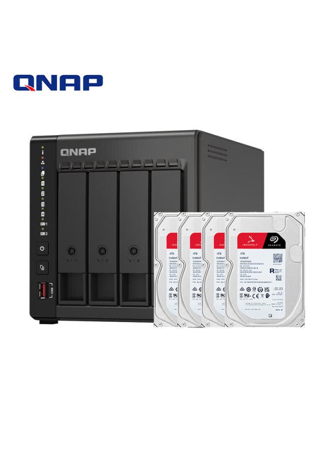 Qnap Ts-464c2 Nas Network Storage Server Quad-core Processor 8gb Ram 16tb Built-in Dual M.2 Slots Mobile Expansion - Image 1