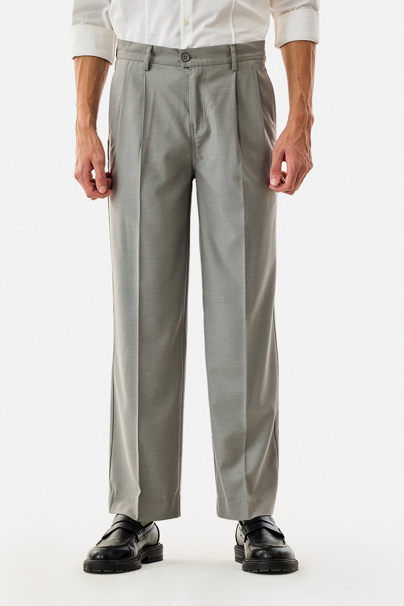 SNITCH Relaxed Fit Pleated Trousers - Image 3