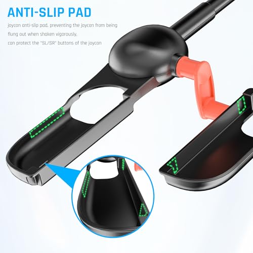 RHOTALL Fishing Rod for Nintendo Switch/OLED/Switch 2,Fishing Games Handle Grip Controller Accessories Kit Compatible with Nintendo Switch joycon Bass Pro Shops: The Strike Championship Edition - Image 4