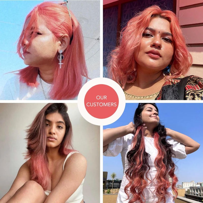 Paradyes Semipermanent Rose Gold DIY Conditioner Based Hair Colour infused with Aloevera Bhringaraj Brahmi Almonds Amla 120 gm - Image 3