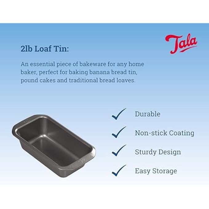 Tala 9x5 2lb Loaf Pan 22x12cm - Image 3