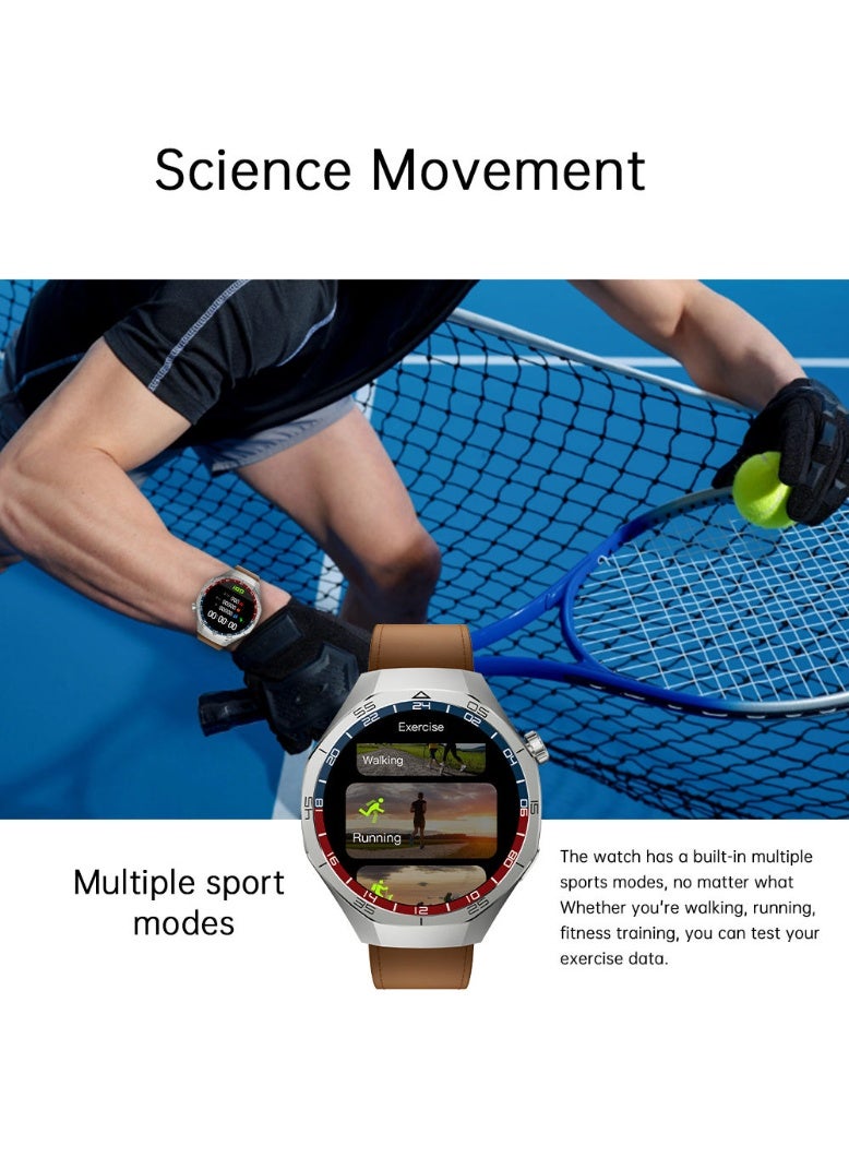Kalobee SK40 Smart Watch with BT Call, 1.53" AMOLED Display, IP67 Waterproof Fitness Tracker, Heart Rate & Sleep Monitor, Multi Sports Modes, Long Battery Life, Includes 3 Straps for Men Outdoor Use - Image 4