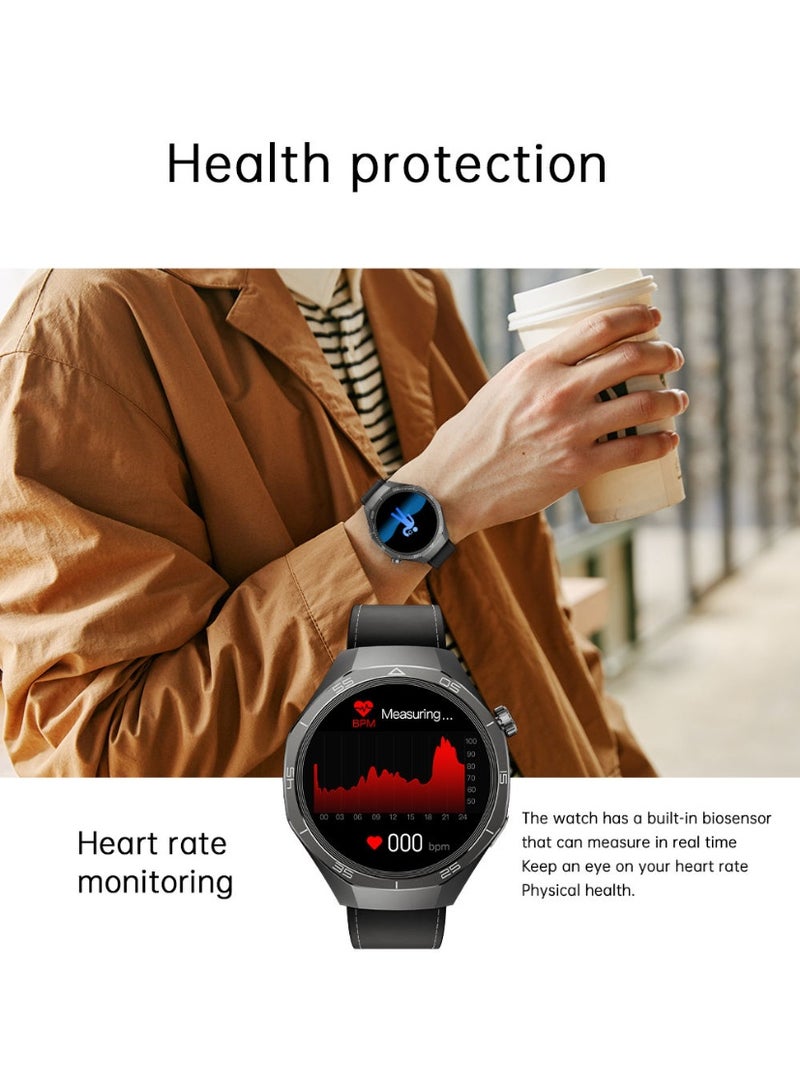 Kalobee SK40 Smart Watch with BT Call, 1.53" AMOLED Display, IP67 Waterproof Fitness Tracker, Heart Rate & Sleep Monitor, Multi Sports Modes, Long Battery Life, Includes 3 Straps for Men Outdoor Use - Image 5