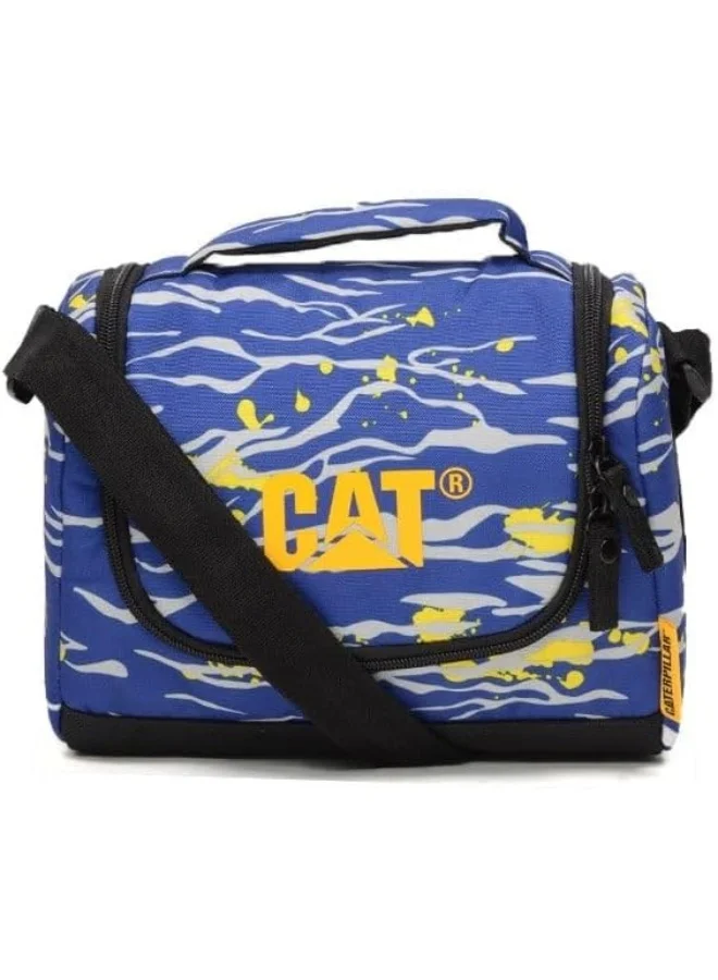 كاتربلر Caterpillar School Lunch Bag - Blue and Yellow