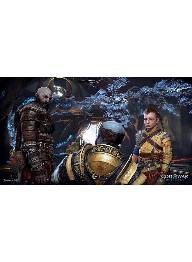 سوني جهاز ألعاب بلايستيشن 5 مع ذراع تحكم ولعبة God of War - Image 3
