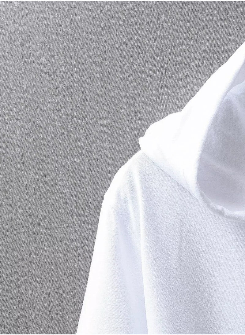 Guys Tree Print Drawstring Hoodie